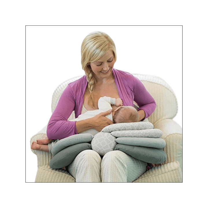 Adjustable Nursing Pillow – Cross-Cradle & Cradle Support Mat for Newborn Feeding