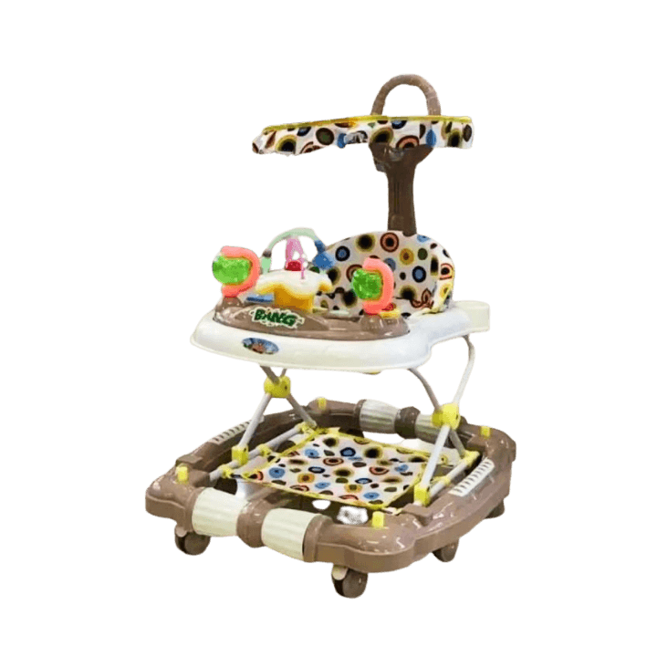4‑in‑1 Multi‑Functional Baby Walker – Activity, Bouncer, Tray & Push Toy