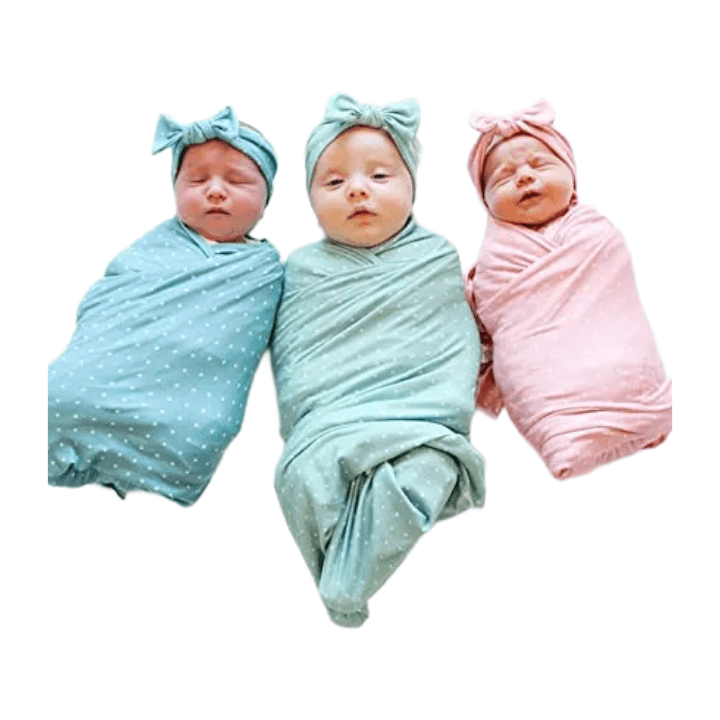 Soft and Sweet All‑Season Newborn Baby Wrapper – Lightweight Hooded Swaddle