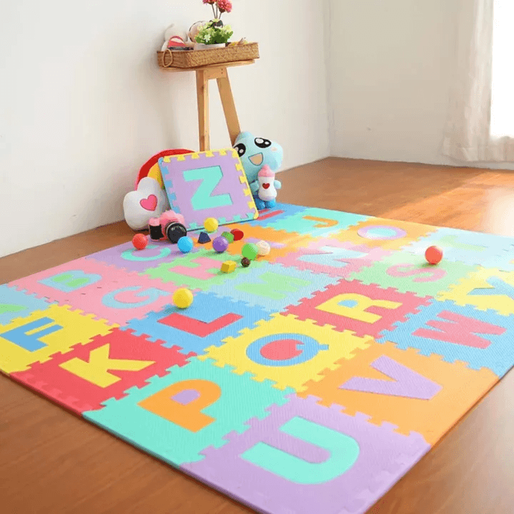 Baby Puzzle Play Mat – Soft EVA Foam Interlocking Floor Tiles