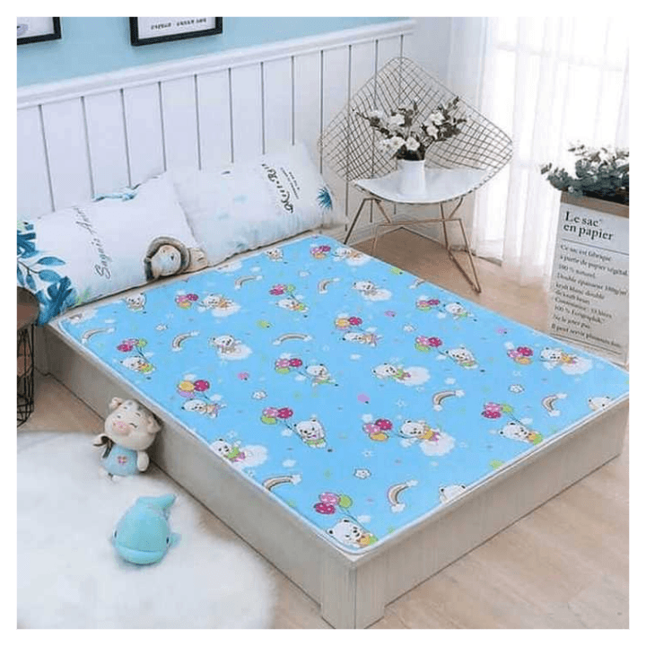 Double-Size Waterproof Urine Protection Mat for Kids’ Bed