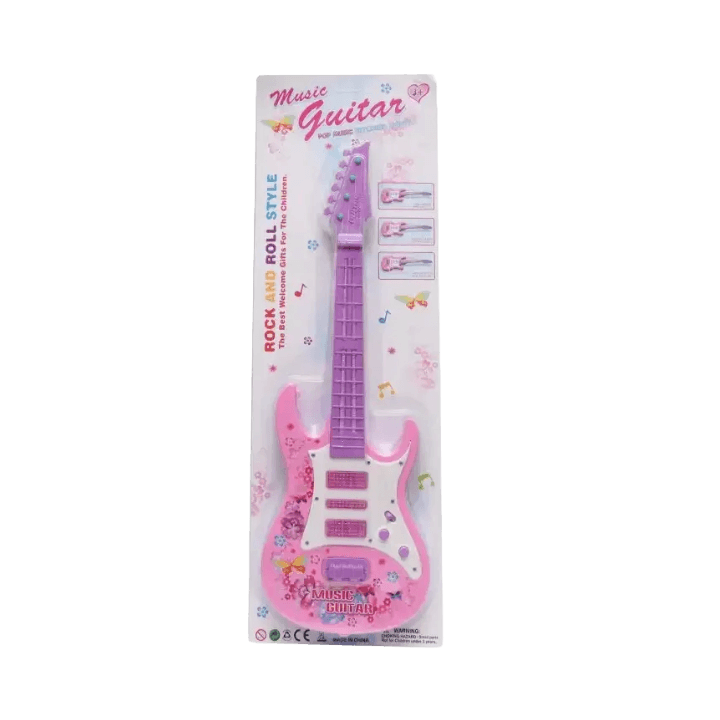Pink Musical Guitar Toy for Babies – Large Size Educational Musical Instrument