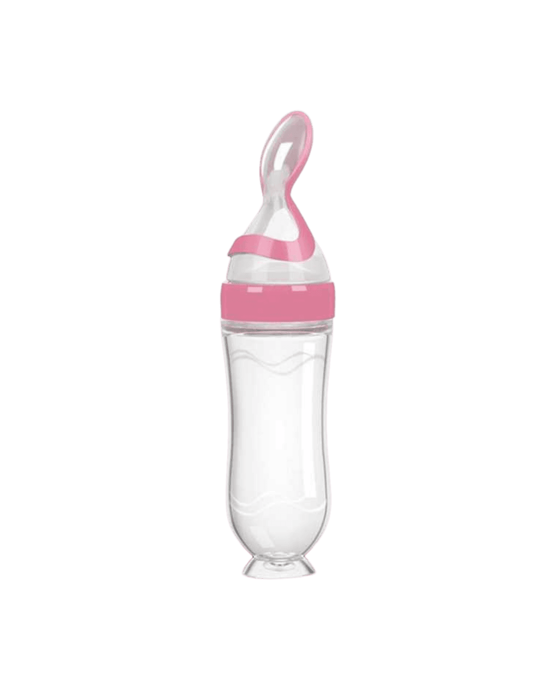 Soft Silicone Baby Food Feeder & Squeeze Bottle with Dispensing Spoon