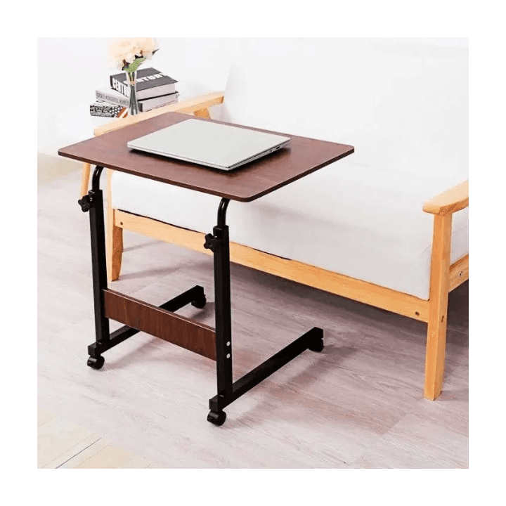 Large 80×40 cm Adjustable Mobile Laptop Desk – Foldable & Portable Computer Table