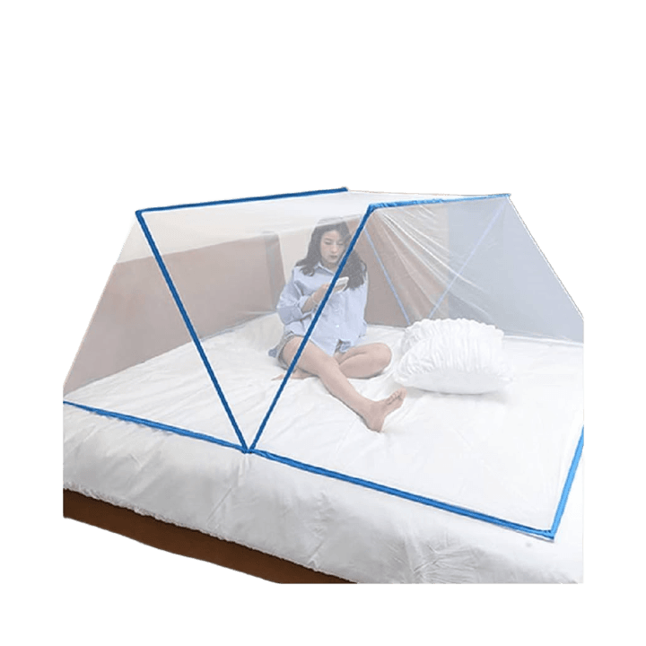 Portable Folding Mosquito Net Bed Tent – Freestanding Anti-Insect Bed Enclosure