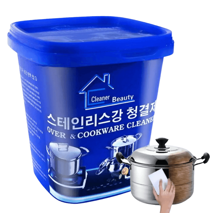Cleaning Paste for Stainless Steel Pots and Pans – Professional Cleaner