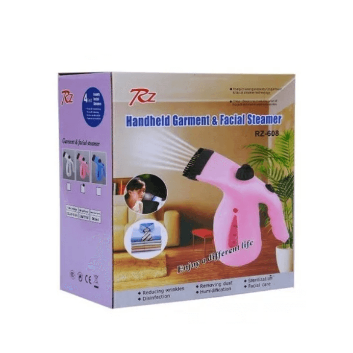 Handheld Garment and Facial Steamer 2‑in‑1