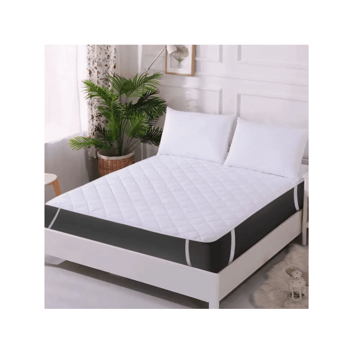 100% Pure Cotton Waterproof King-Size Mattress Protector – 6 × 6.5 ft