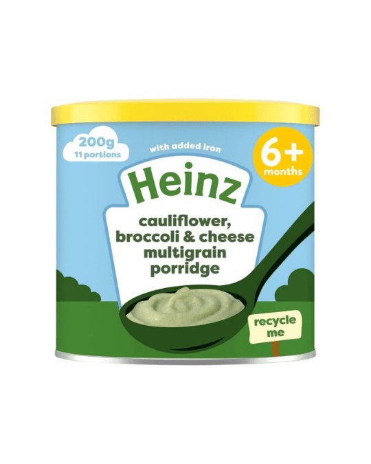 Heinz Cauliflower, Broccoli & Cheese Multigrain Porridge 6+ Months 200g