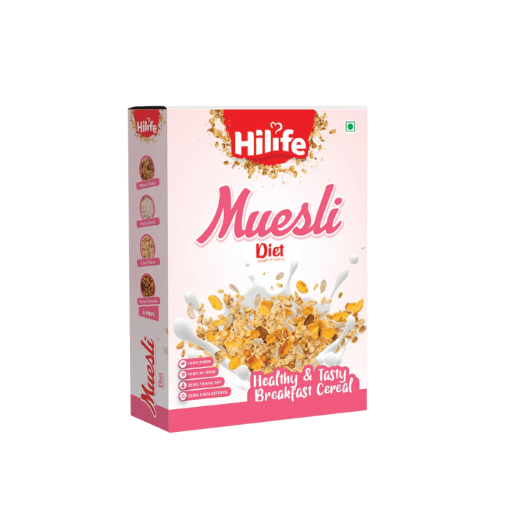Almond Diet Muesli 400 g Packet – Sugar Free, Almonds & Wholegrains