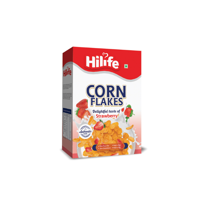 Strawberry Cornflakes 300 g – 12-in-1 Power Breakfast with Strawberry Flavor