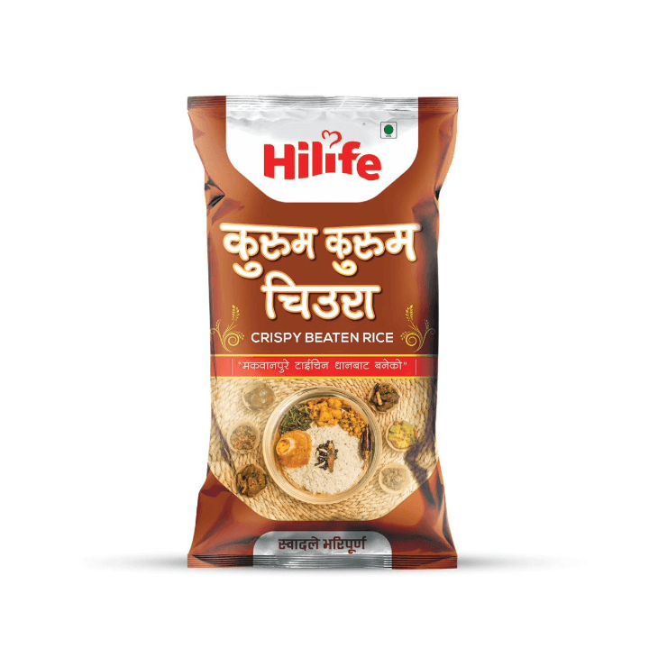 Kurum Kurum Chiura 1kg – Crispy Beaten Rice for Breakfast & Snacks