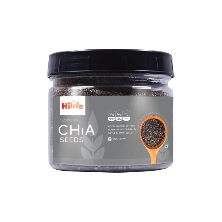 HiLife Chia Seeds 200g Jar – Nutrient-Rich Superfood