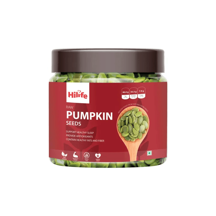 Pumpkin Seeds 200gm – Raw, Protein Rich, High Fiber Superfood for Healthy Snacks & Weight Management