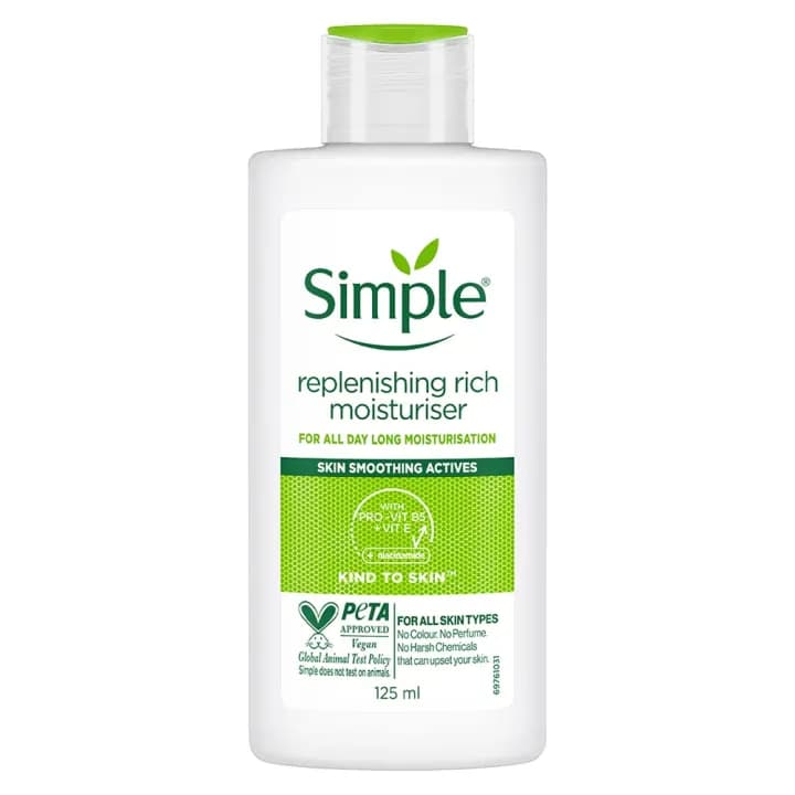 Simple Kind to Skin Replenishing Rich Moisturiser – 125 ml
