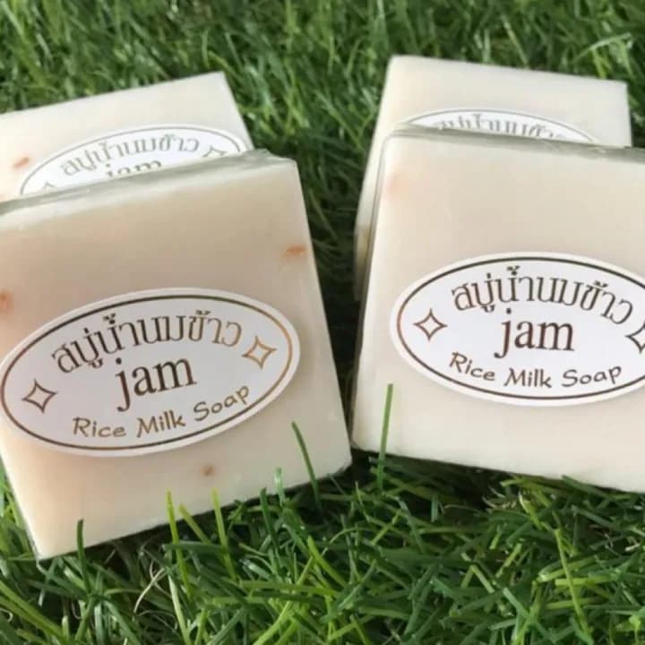 Original Thailand Rice Milk Soap Gluta + Collagen – Set of 3 (65 g each)