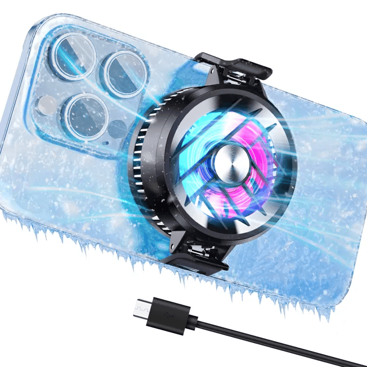 Mobile Phone Cooler with Dual Cooling Modes – Fast Heat Dissipation for iPhone & Android Devices