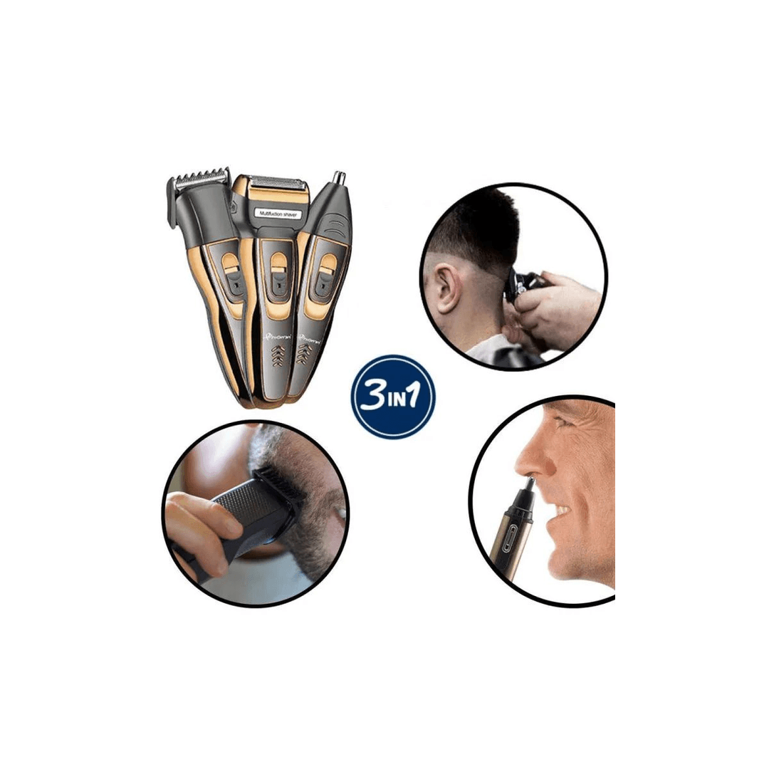 3-in-1 Rechargeable Trimmer for Men – Grooming and Hair Care Tool