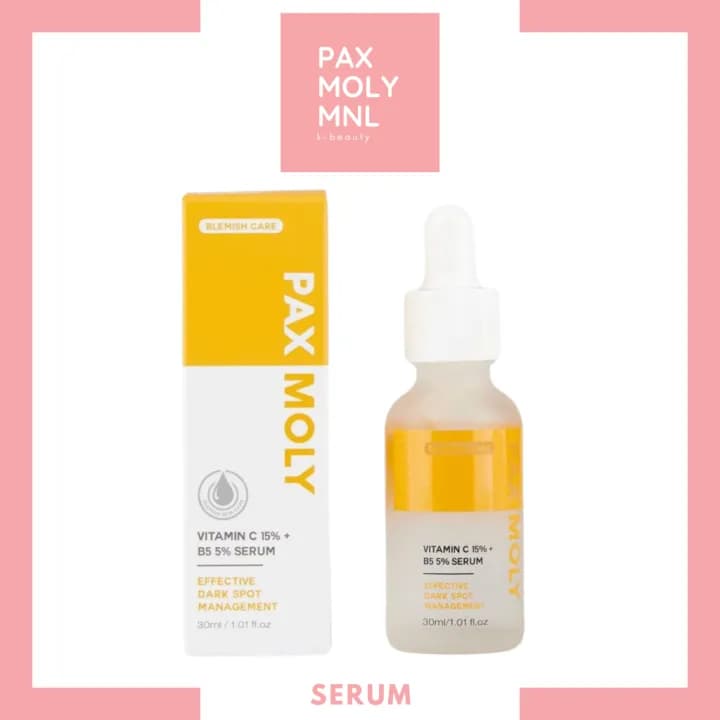 Pax Moly 15% Vitamin C + 5% B5 Serum – 30ml