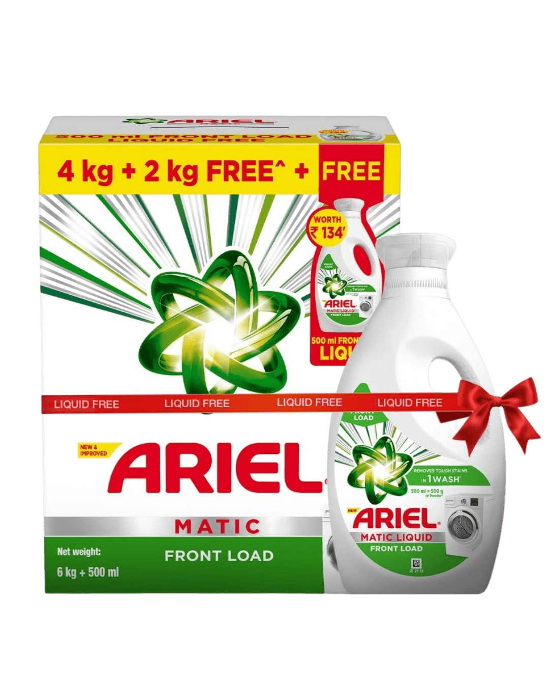 Ariel Matic Front Load 6KG (4KG + 2KG Free)