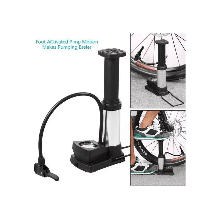 High Pressure Hand Pump for Bicycles, Balls & Swimming Pools