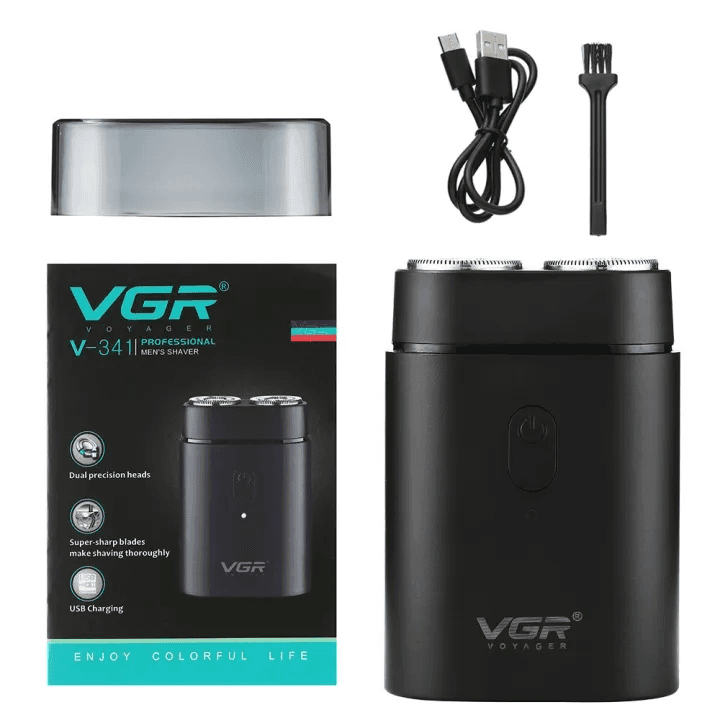 VGR V-341 Double Head Electric Shaver for Men – Clean & Smooth Shaving Experience