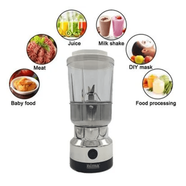 Nima 2-in-1 Mixer Grinder Mini Mixer with Juicer Jar – Compact & Efficient Kitchen Appliance