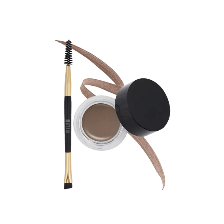 Milani Stay Put Brow Color – Dark Brown (with Brush)
