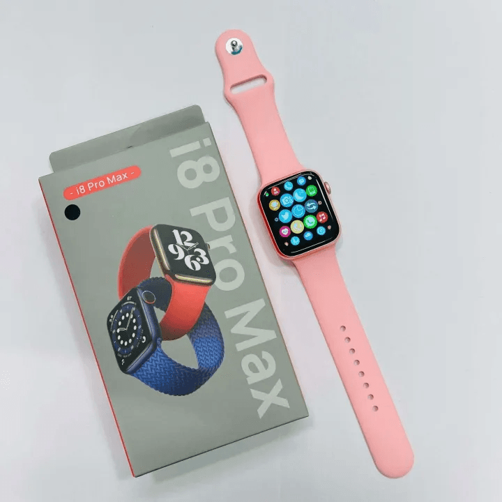 I8 Pro Max Smart Watch with Bluetooth Calling, Fitness Tracker, and Health Monitoring for Men & Women
