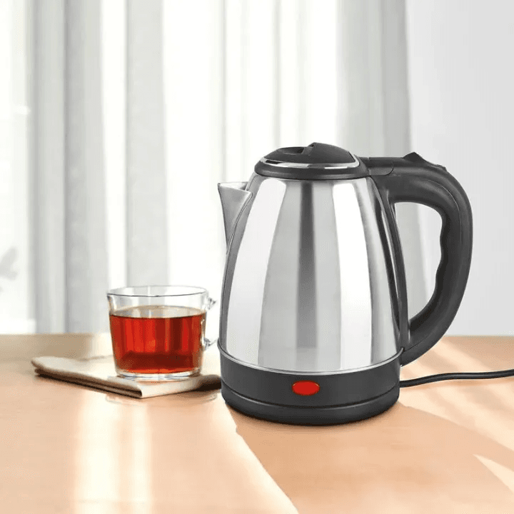 1.8L Stainless Steel Electric Kettle with Auto Shut-Off & Fast Boil Feature – Silver