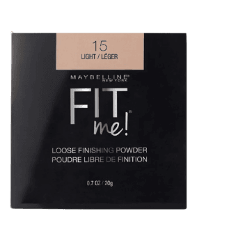 Maybelline New York Fit Me Loose Finishing Powder – Shade 15 Light, 20 g (with Free Lipliner)