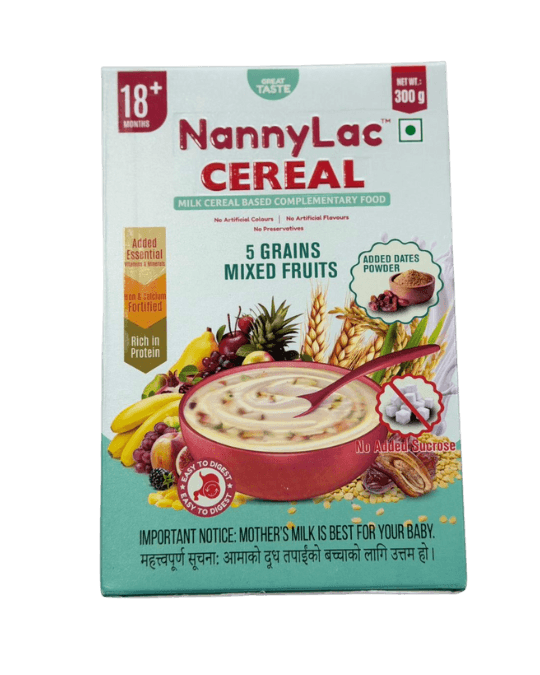 18+ Nannylac Cereal Sugar free |
