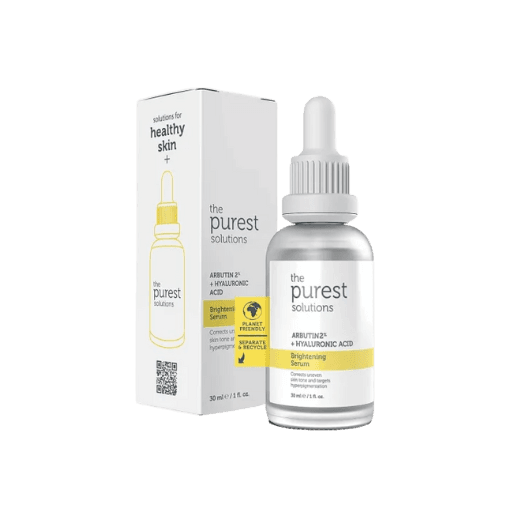 The Purest Solutions Brightening Serum – Alpha Arbutin 2% + Multi-Weight Hyaluronic Acid (30 ml)