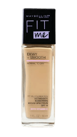 Maybelline Fit Me Dewy + Smooth Foundation SPF 18 (30 ml) – Shade 125 Nude Beige