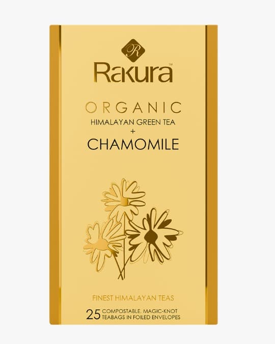 Rakura Organic Himalayan Green Tea + Chamomile 37.5 gm