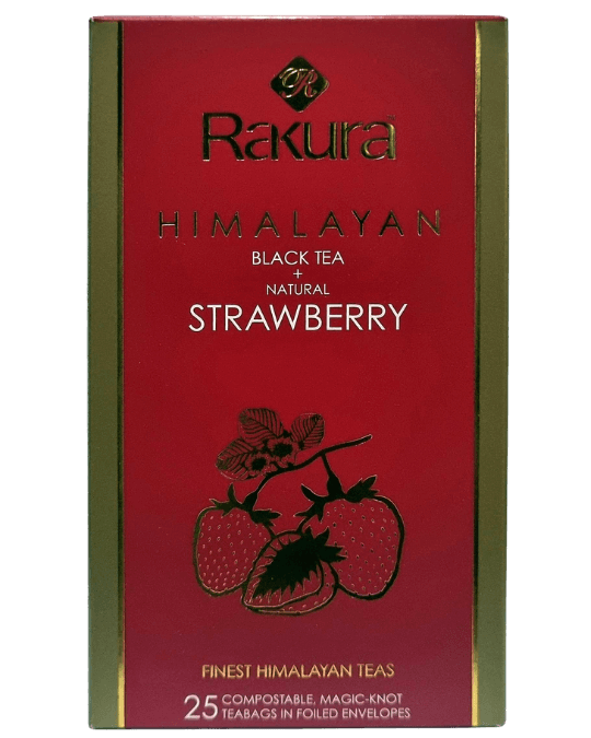 Rakura Himalayan Black Tea + Natural Strawberry 37.5 Gm