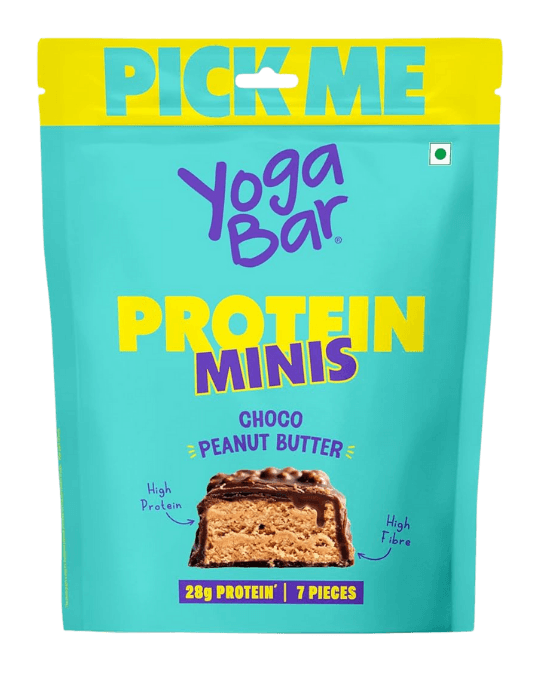 Yoga Bar Protein Minis Choco Peanut Butter 7 Pieces 140gm