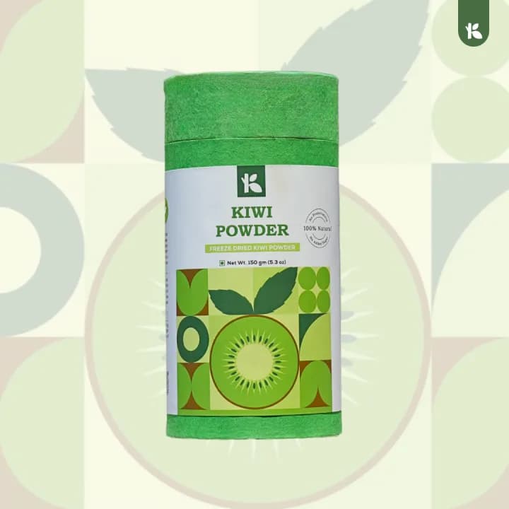 Khetipati Organics Dehydrated Kiwi Powder – Natural Dried Kiwi Fruit Powder (No Added Sugar & No Preservatives)