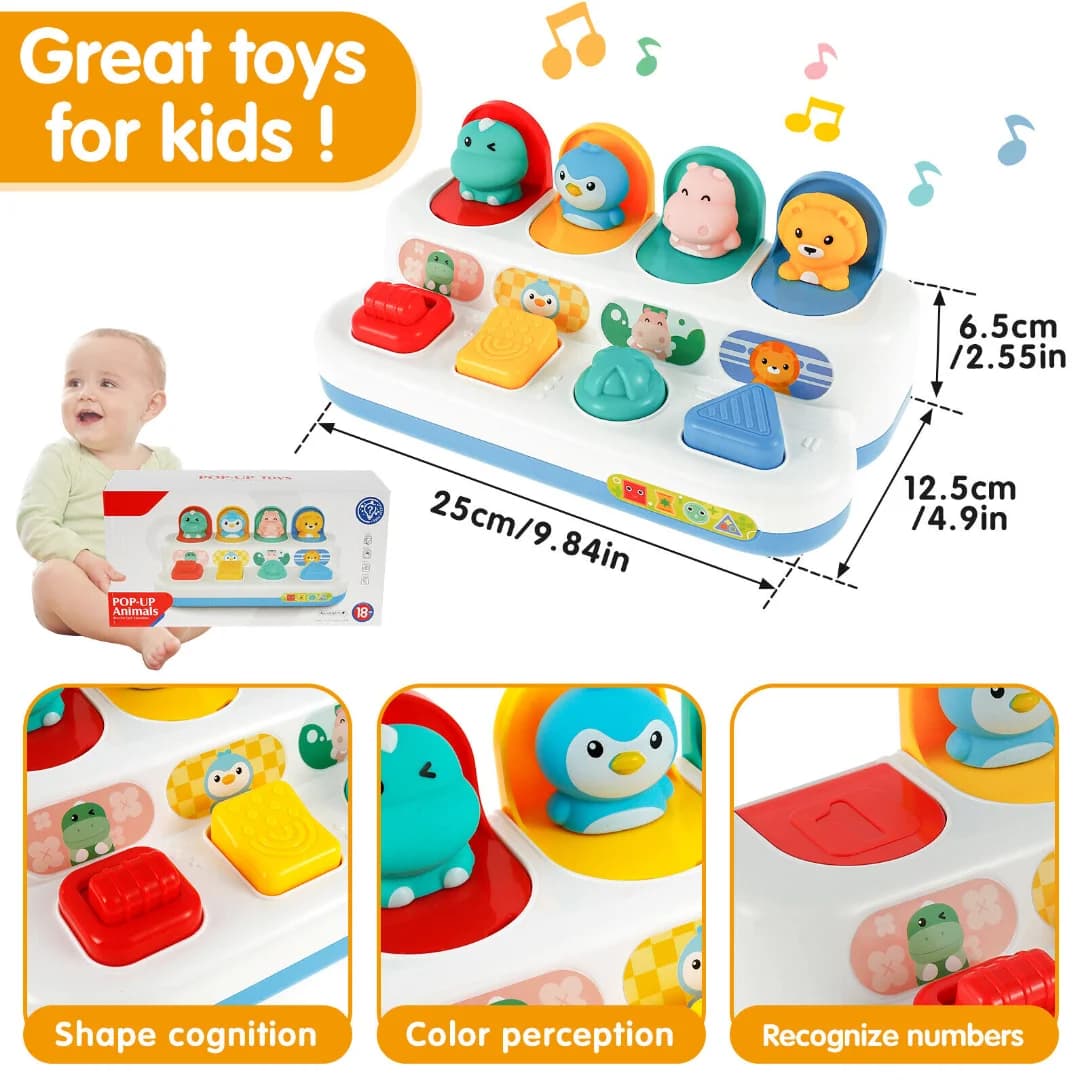 Pop Up Surprise Toy – Interactive Surprise Action Playset for Kids