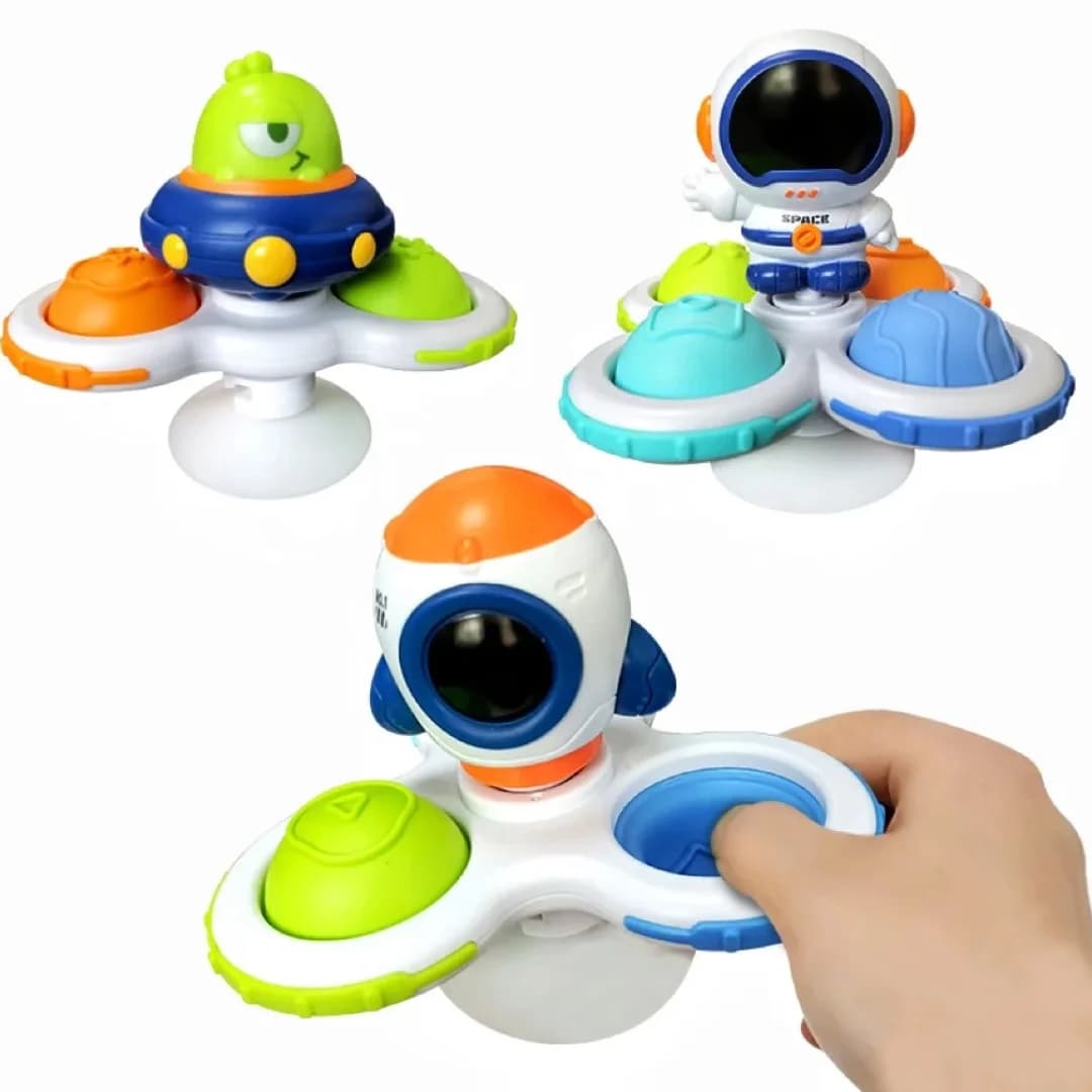 Baby Spinner Sensory Toy | Suction Cup Spinning Development Toy