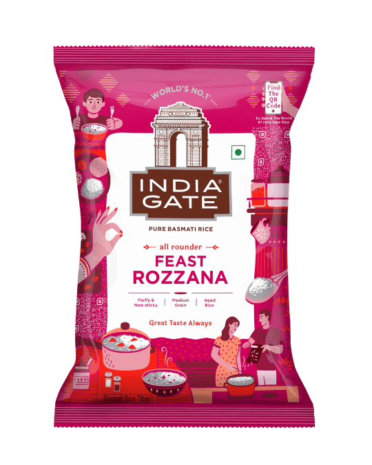 India Gate Feast Rozzana Basmati Rice 1kg
