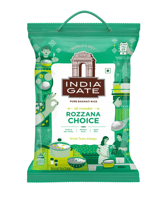 India Gate Rozzana Choice Pure Basmati Rice 1 kg