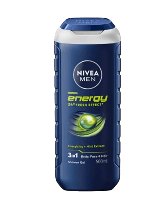 Nivea Men Energy 24h Fresh Effect Shower Gel, a 3-in-1 250ml