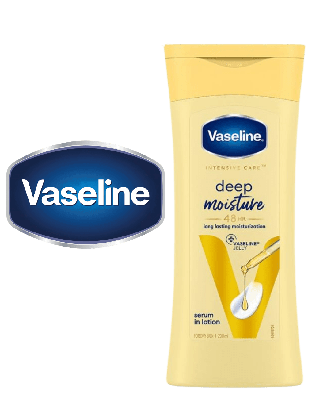 Vaseline Intensive Care Deep Moisture Serum in Lotion 200ml