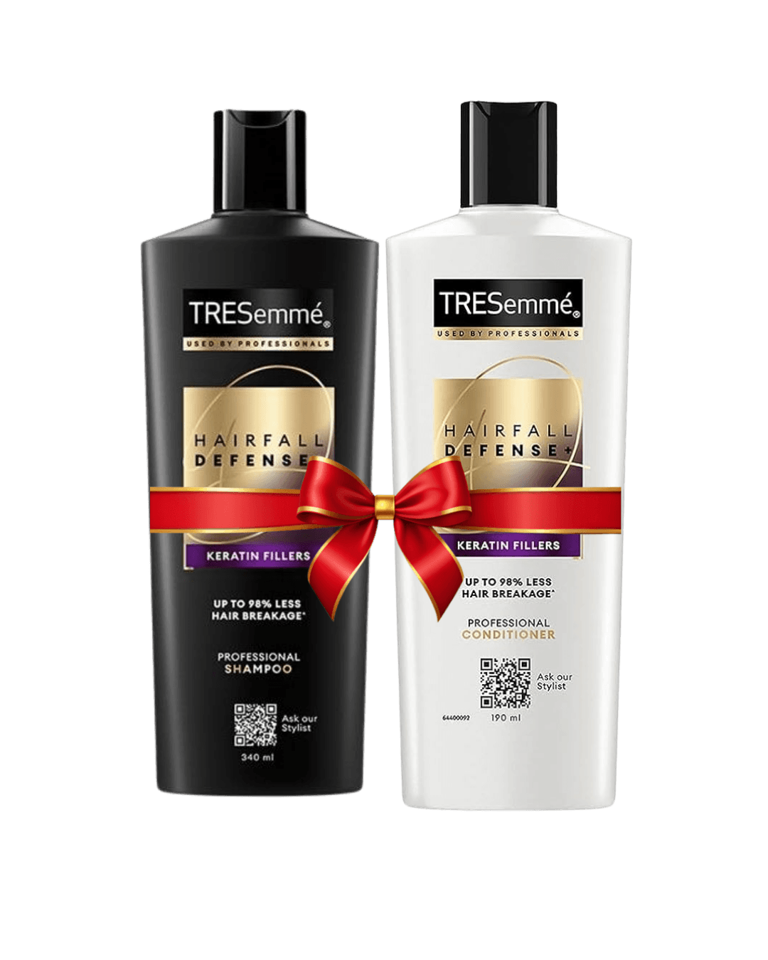 TRESemmé Hairfall Defense+ Shampoo 340ml + (TRESemmé Hairfall Defense+ Conditioner 190ml )FREE