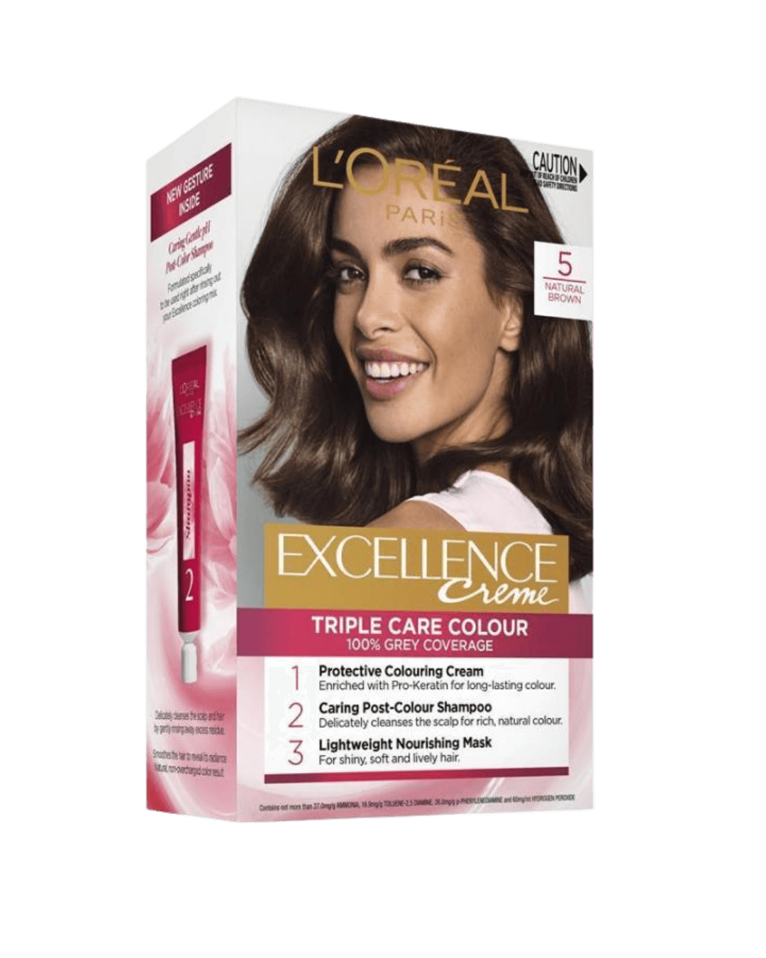 L'Oréal Paris Excellence Crème Triple Care No Ammonia (Shade 5 - Light Brown)