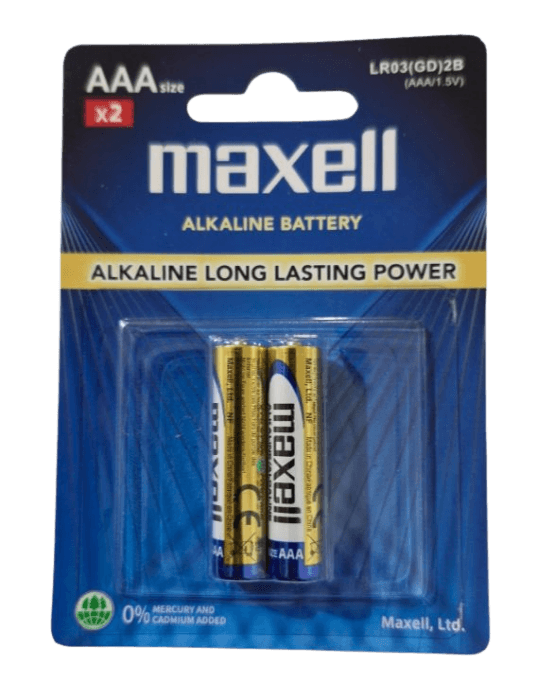 Maxell AAA alkaline batteries