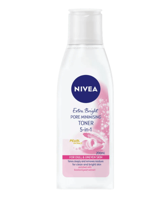NIVEA Extra Bright Pore Minimising Toner 5-in-1 200ml