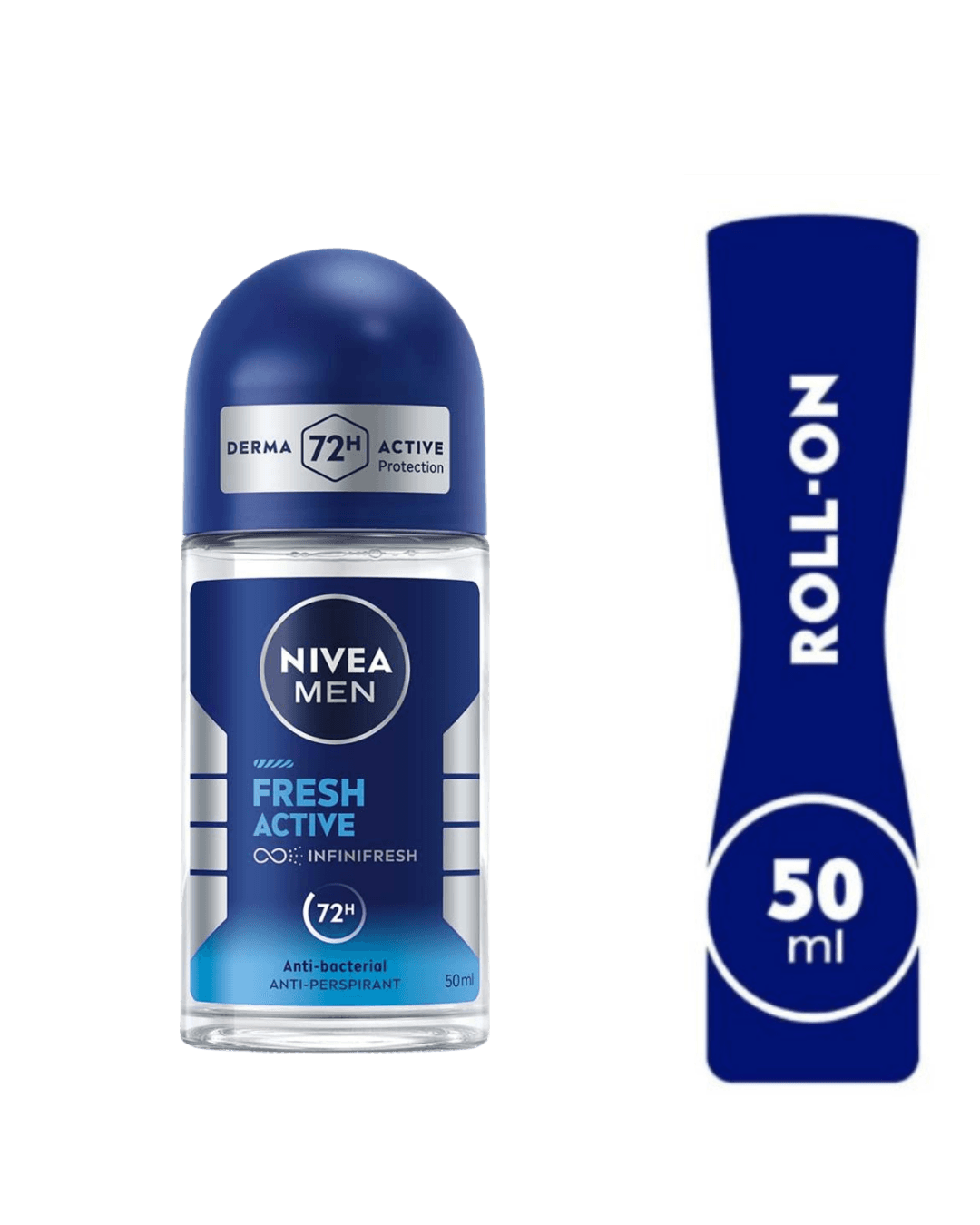 NIVEA MEN Fresh Active Anti-Perspirant Deodorant Roll-On 50ML