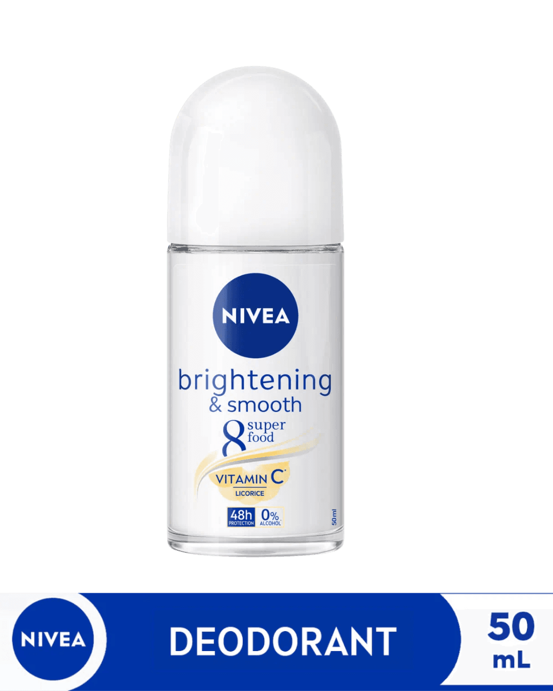 NIVEA Brightening & Smooth 8 Super Food Anti-Perspirant Roll-On 50ml